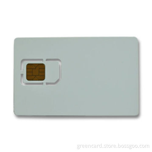 WCDMA Test SIM Card, Made of ABS or PVC Materials, with 4.5 to 5.5V Working Voltage and 8-bit CPU
